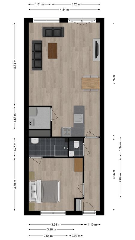 Galjoenstraat 28 - 03 Floorplan Blur 0