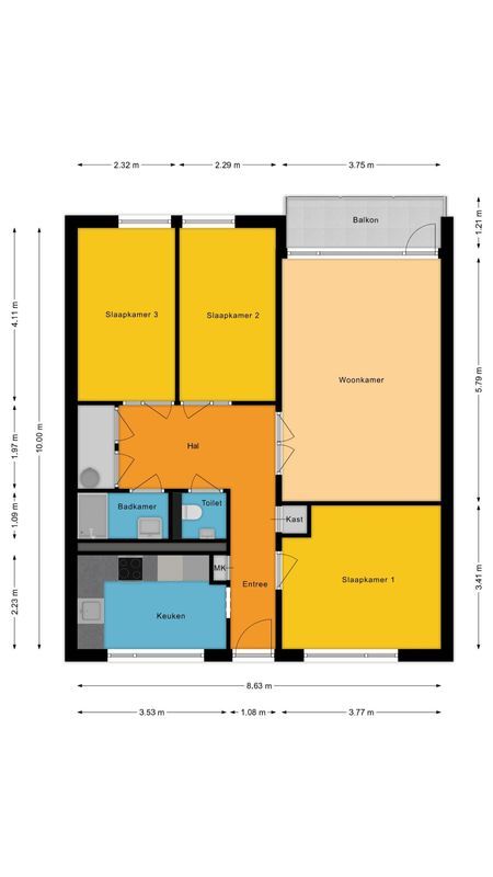 Europaplein 88 Floorplan Blur 0