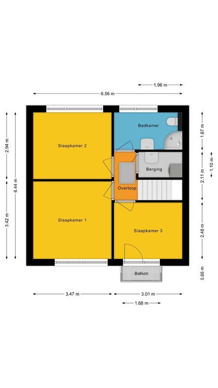 Spuistraat 20 Floorplan Blur 1
