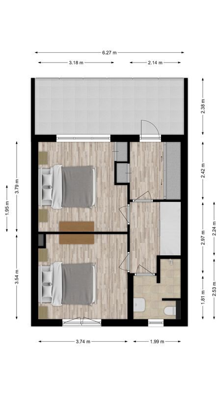 van Assendelftstraat 34 Floorplan Blur 1