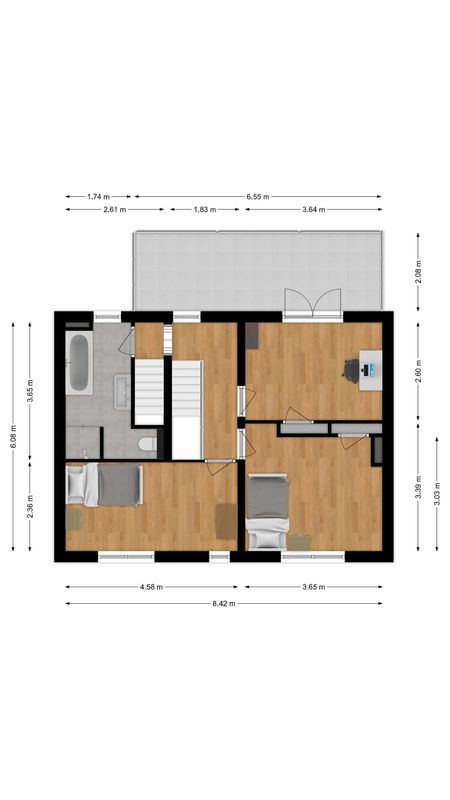Burgemeester van de Mortelplein 120 Floorplan Blur 1
