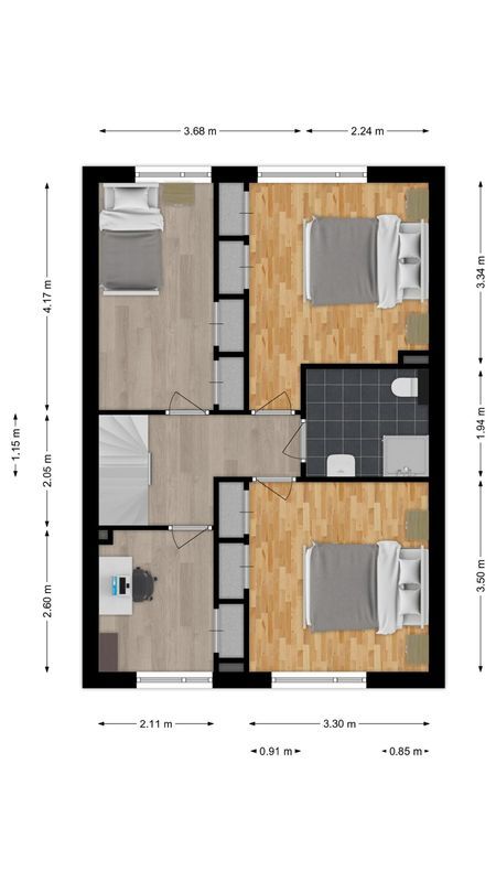 Van Tetterodestraat 71 Floorplan Blur 1