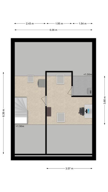 Van Tetterodestraat 71 Floorplan Blur 3