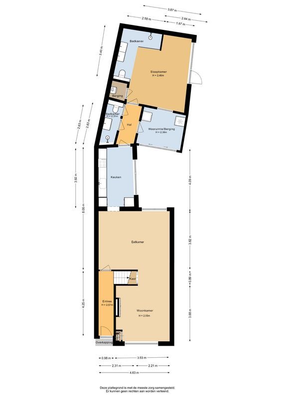 Oosterstraat 7 Floorplan Blur 1