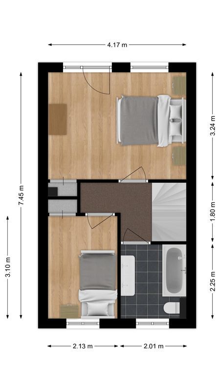 Dionysiusstraat 15 Floorplan Blur 1