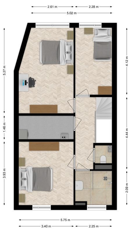 Trompstraat 27 Floorplan Blur 1