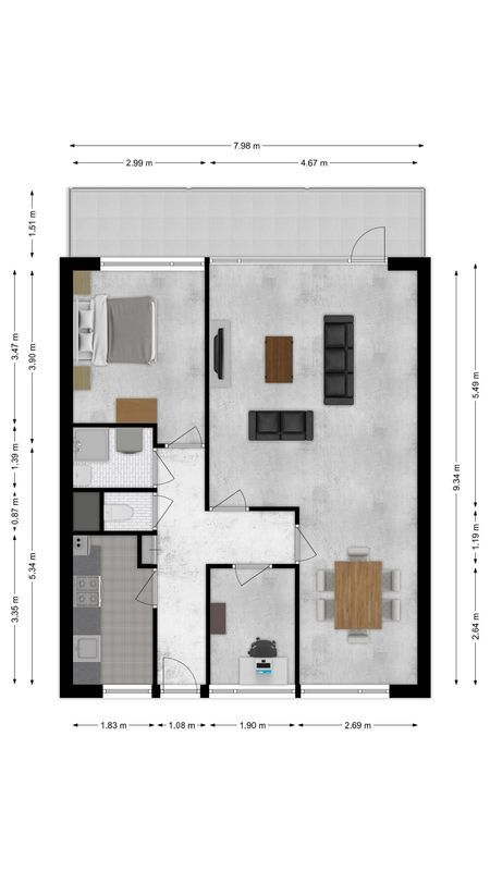 Postelse Hoeflaan 206 Floorplan Blur 0