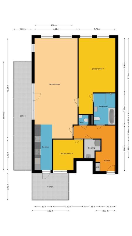 Hoge Ham 95 - N Floorplan Blur 0