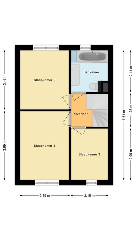 Charley Tooropstraat 36 Floorplan Blur 1