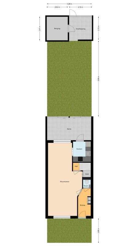 Charley Tooropstraat 36 Floorplan Blur 2