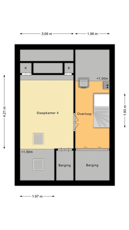 Charley Tooropstraat 36 Floorplan Blur 3