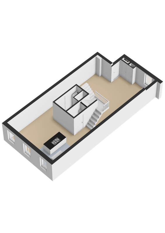 Akkerstraat 157 Floorplan Blur 1