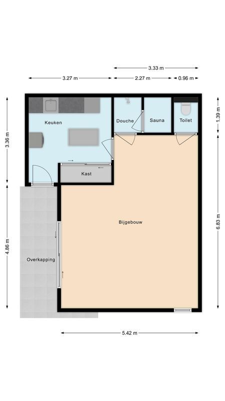Fleskensstraat 56 Floorplan Blur 1