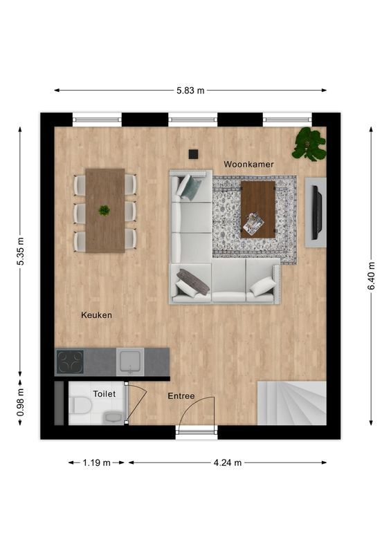Wilhelminastraat 10 - j Floorplan Blur 0