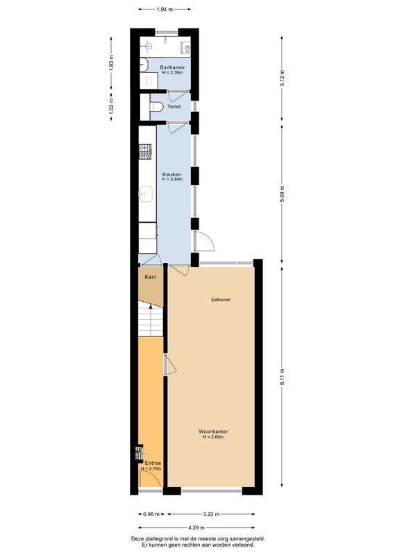 Ploegstraat 89 Floorplan Blur 1