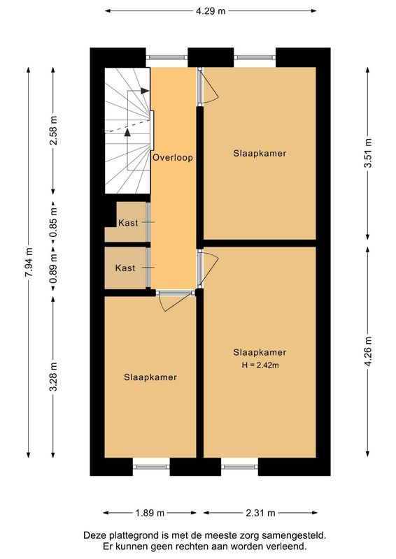 Ploegstraat 89 Floorplan Blur 3