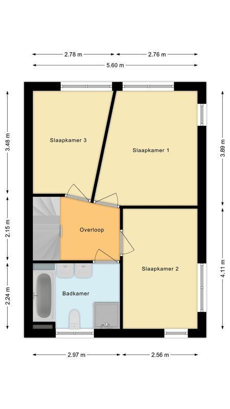 Johanna Naberstraat 9 Floorplan Blur 1