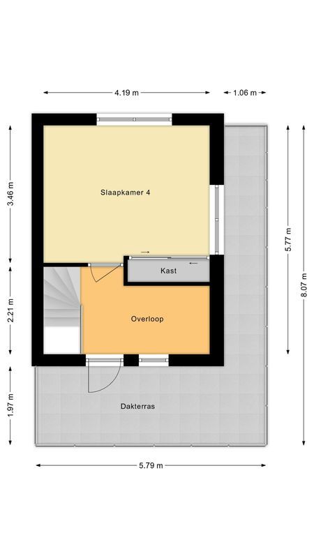 Johanna Naberstraat 9 Floorplan Blur 3