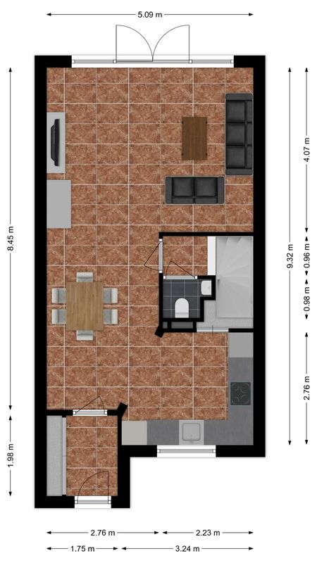 Randwijkstraat 61 Floorplan Blur 0