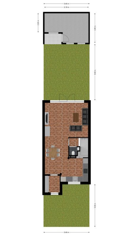 Randwijkstraat 61 Floorplan Blur 2