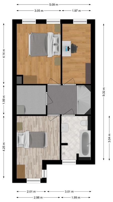Randwijkstraat 61 Floorplan Blur 1