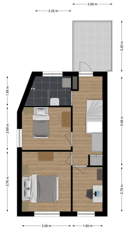 St. Antoniusstraat 11 Floorplan Blur 1
