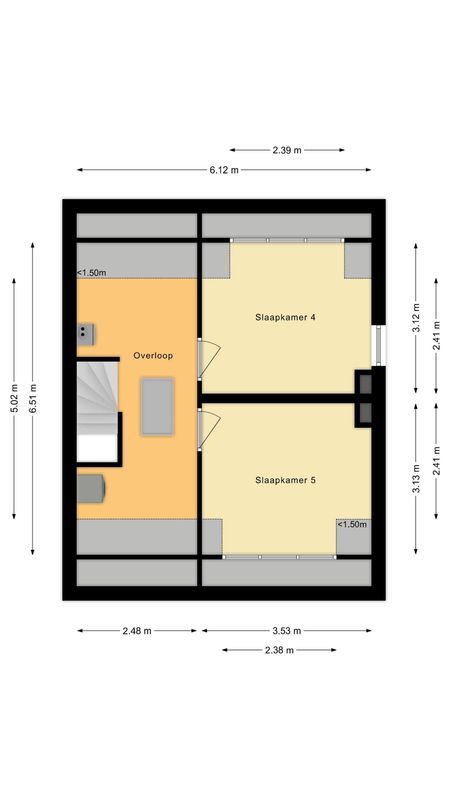Sluisstraat 41 Floorplan Blur 2