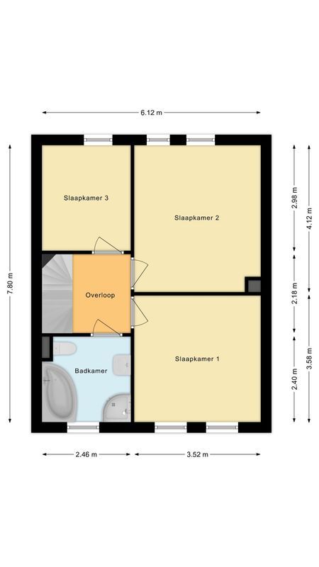 Sluisstraat 41 Floorplan Blur 1