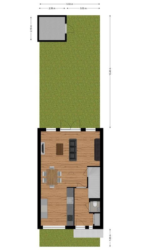 Voorschotenstraat 11 Floorplan Blur 2