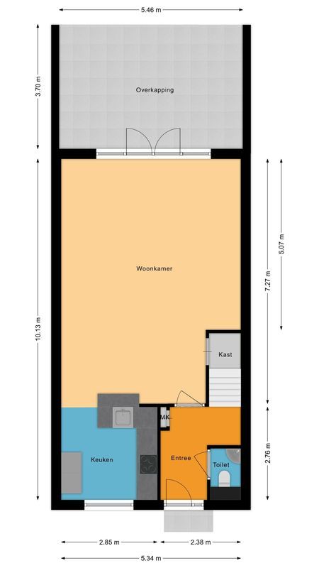 Churchillstraat 38 Floorplan Blur 0