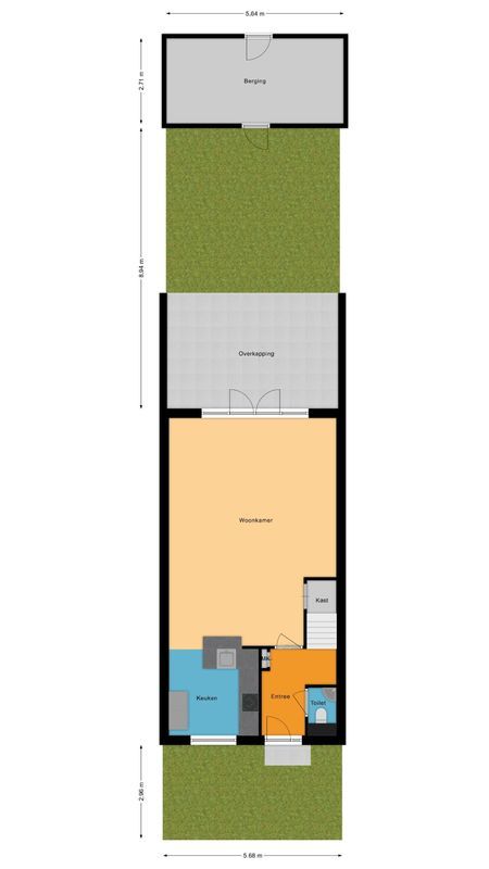 Churchillstraat 38 Floorplan Blur 2