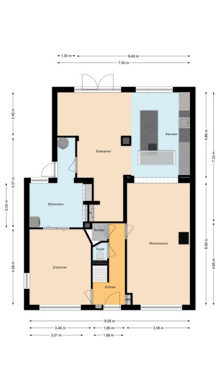 Oranjestraat 32 Floorplan Blur 0