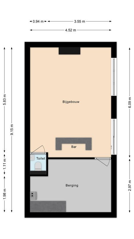 Oranjestraat 32 Floorplan Blur 1