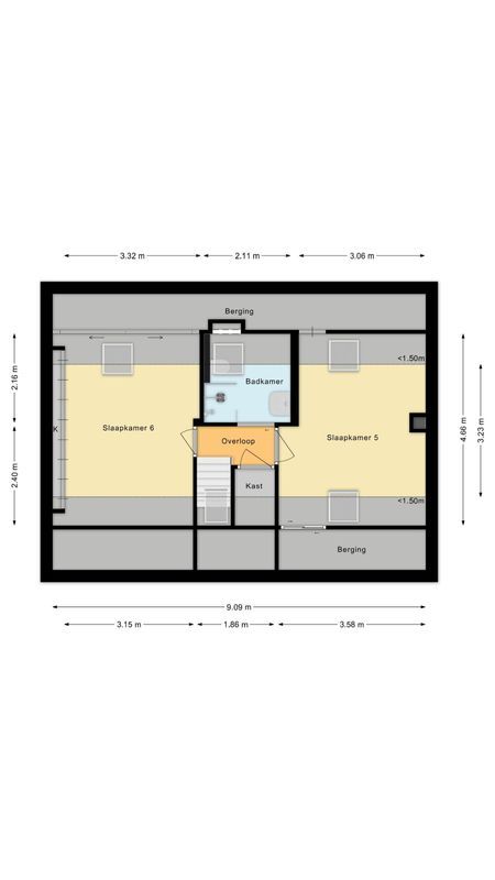 Oranjestraat 32 Floorplan Blur 5