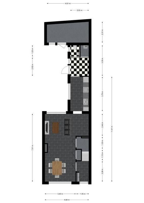 Van Hogendorpstraat 25 Floorplan Blur 0