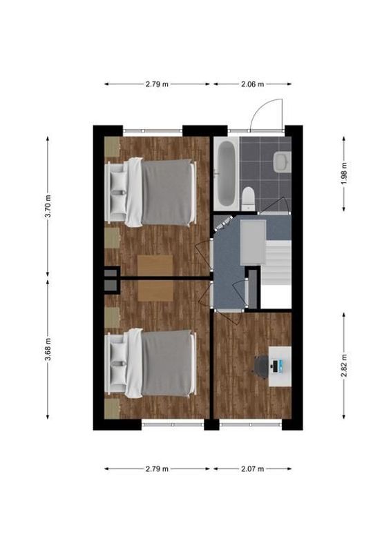 Van Hogendorpstraat 25 Floorplan Blur 1