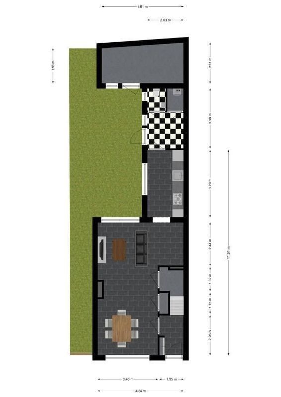 Van Hogendorpstraat 25 Floorplan Blur 2