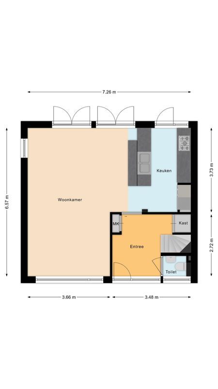 Groesstraat 12 Floorplan Blur 0