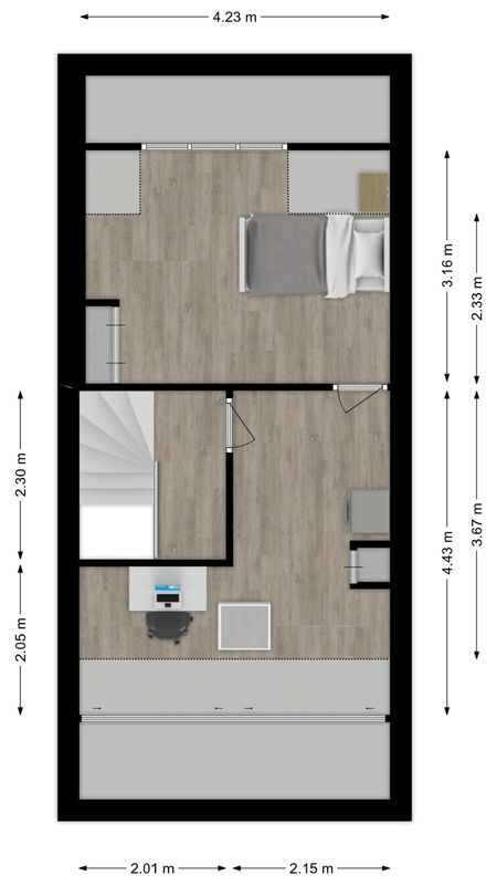 Abraham Kuijperstraat 56 Floorplan Blur 3