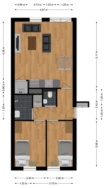 Groeseindstraat 31 - 03 Floorplan Blur 0