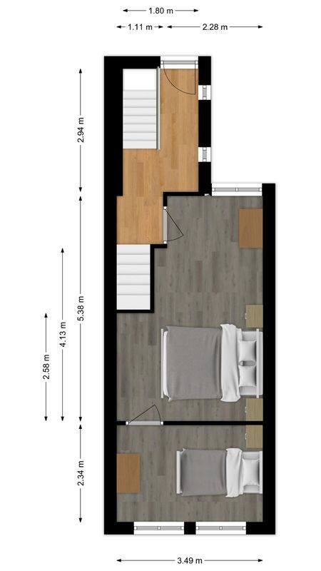Nieuwstraat 156 Floorplan Blur 1