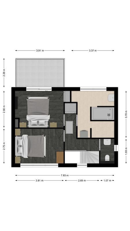 Marijkestraat 11 Floorplan Blur 2