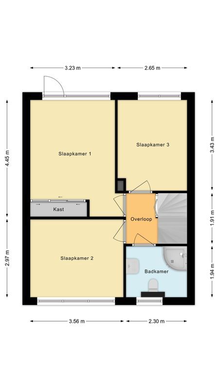 Schoutstraat 29 Floorplan Blur 1