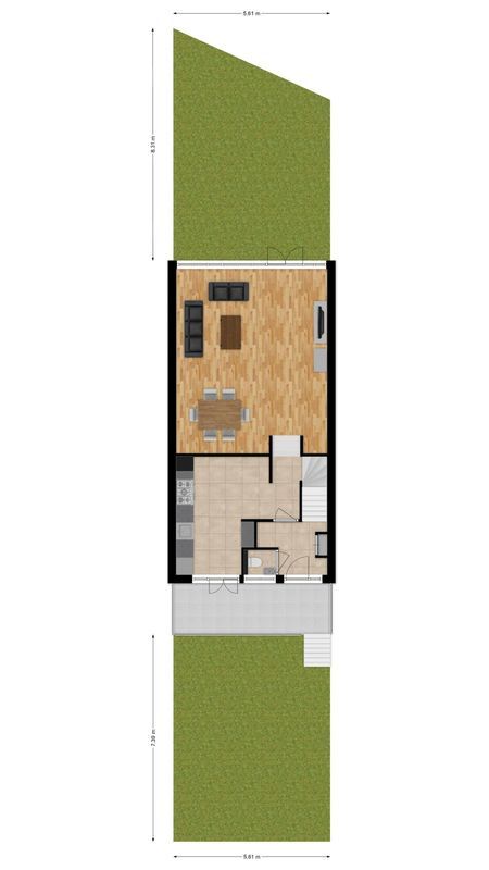 Mr. J.H. de Pontplein 27 Floorplan Blur 2