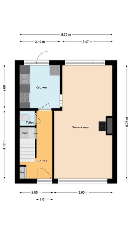 Baroniestraat 23 Floorplan Blur 0