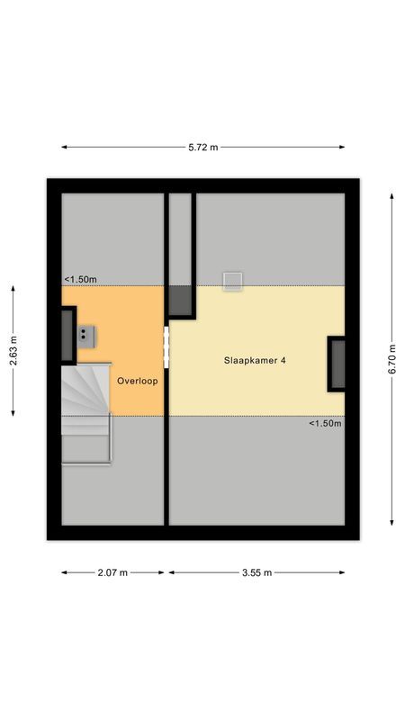 Baroniestraat 23 Floorplan Blur 3