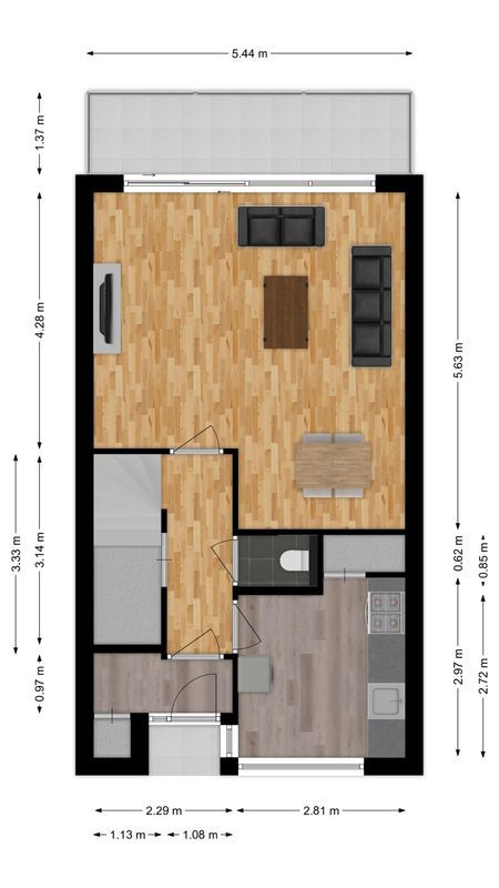 Zwartvenseweg 22 Floorplan Blur 1