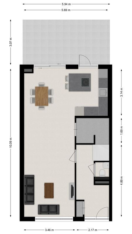 Veestraat 139 - a Floorplan Blur 1