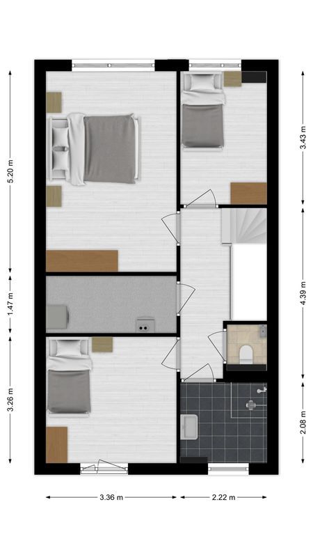 Veestraat 139 - a Floorplan Blur 2