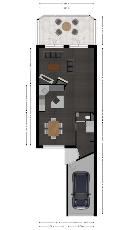 Hoevelakenstraat 24 Floorplan Blur 0